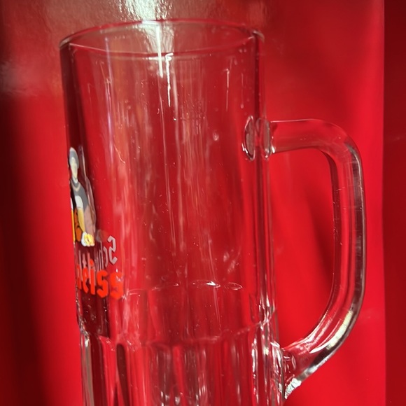 German Beer Glass Heavy Schultheiss Glass - Picture 4 of 8